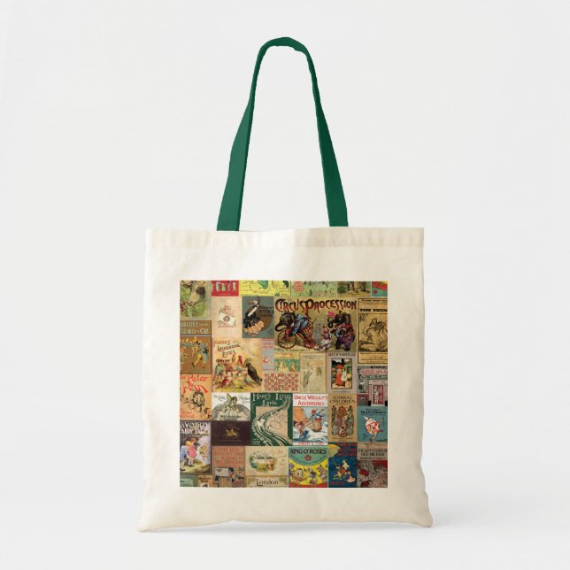 Tote Bag - Old Children's Book Covers (Front)
