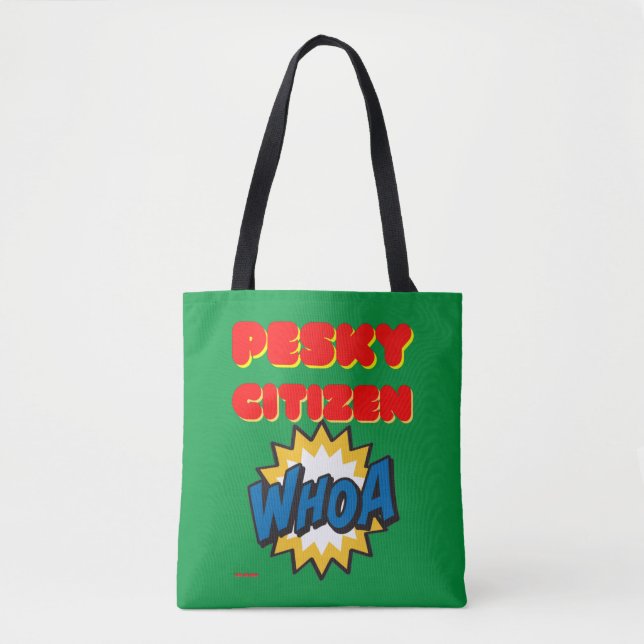 tote bag  "PESKY CITIZEN" (Front)