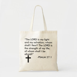 Tote Bag Psalm 27:1