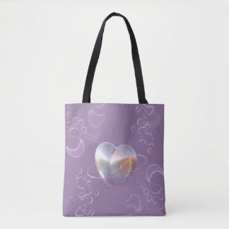 Tote bag purple design