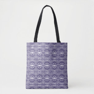 Tote Bag Purple Ornament