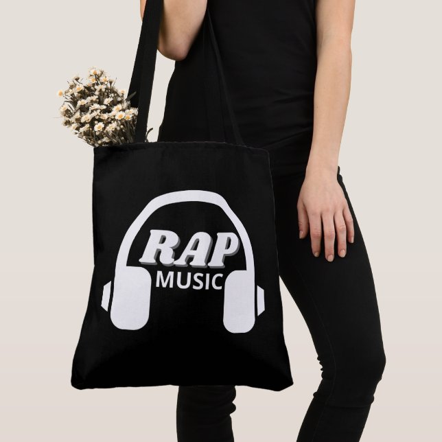 Tote Bag Rap music (Close Up)