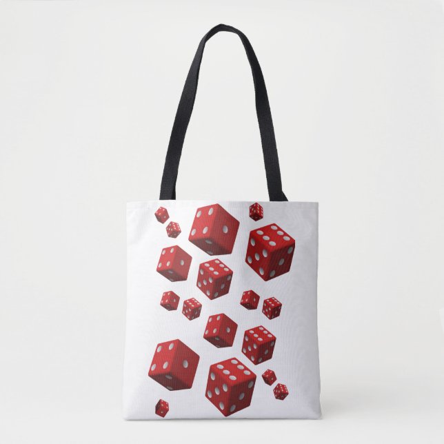 tote bag red dice (Front)