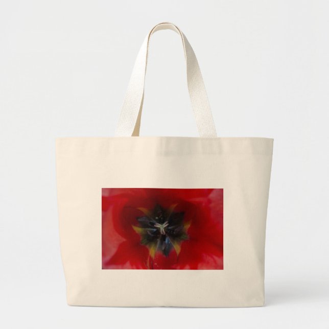 Tote Bag Red flower (Front)