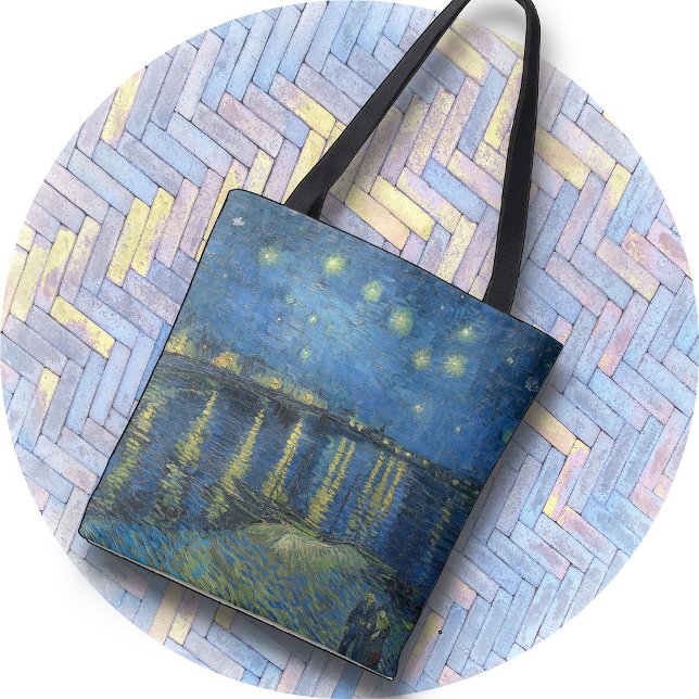 TOTE BAG -"Starry Night Over the Rhone" - van Gogh (Creator Uploaded)