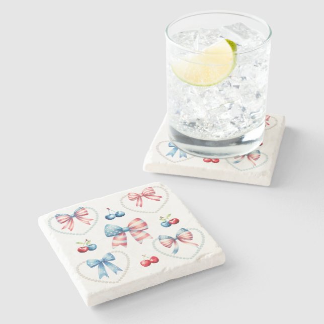 Tote Bag Stone Coaster (Side)