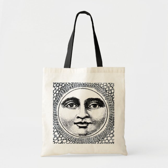 Tote Bag SunFace Doodle 1 (Front)