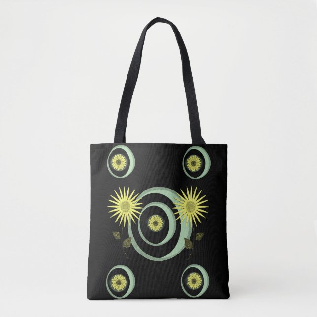 tote bag sunflowers (Front)
