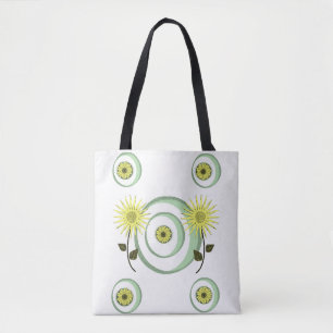tote bag sunflowers
