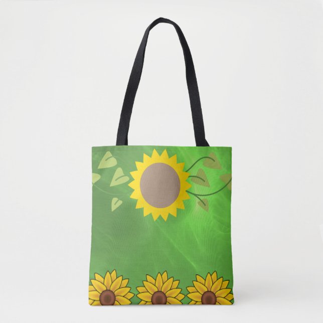 tote bag sunflowers (Front)
