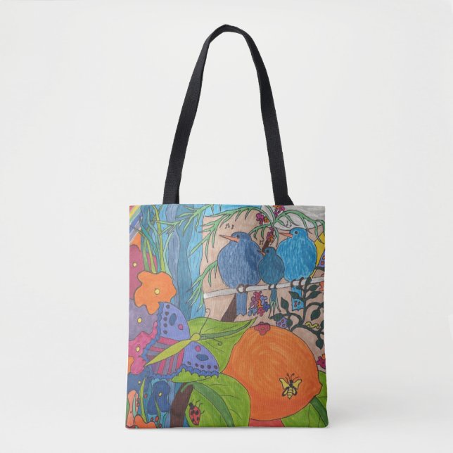 Tote bag - Take this joyful bag everywhere. (Front)