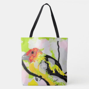 Tote Bag : Tanagers Bird Of Oregon