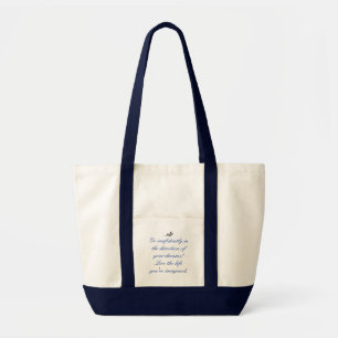 Tote bag Thoreau quote