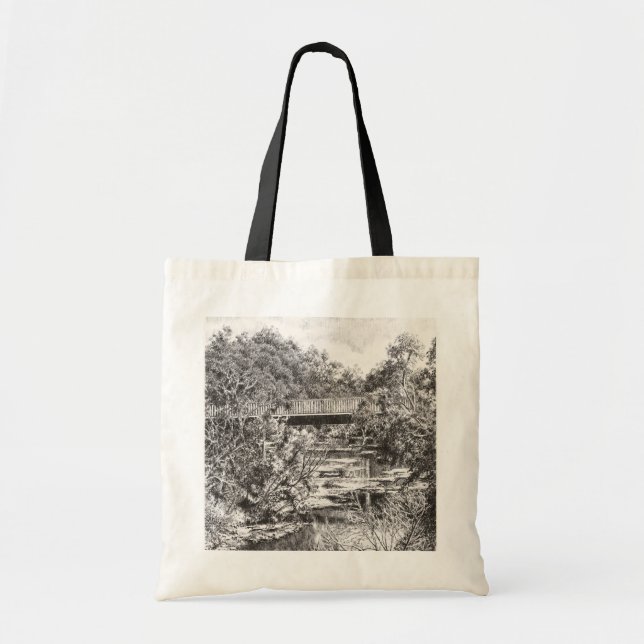 Tote Bag - 'Through the Bustling City...' (Front)