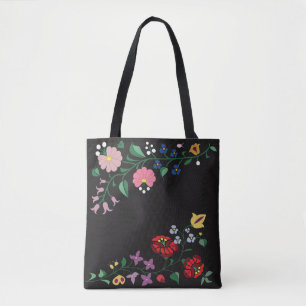Tote Bag- Traditional Hungarian flower