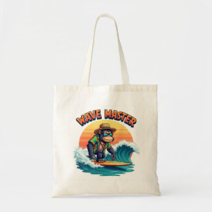 Tote Bag 🦍 Wave Master Gorilla Surf Style