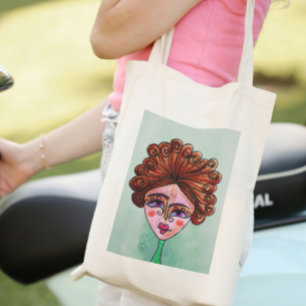Tote Bag (Whimsical Woman - 01)