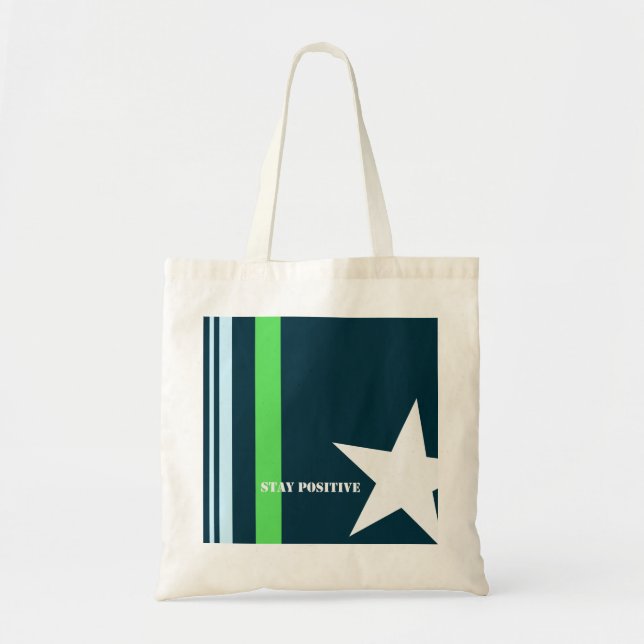 Tote Bag with a Positive Message (Front)