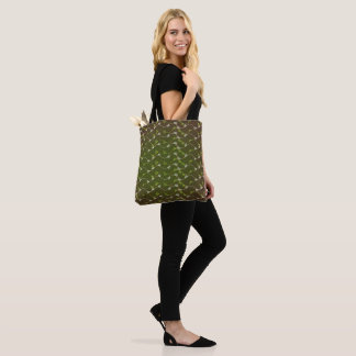Tote bag with African style ankara fabric pattern