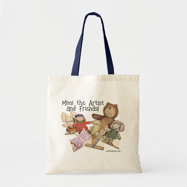 Tote bag with characters from children’s art book! (Front)
