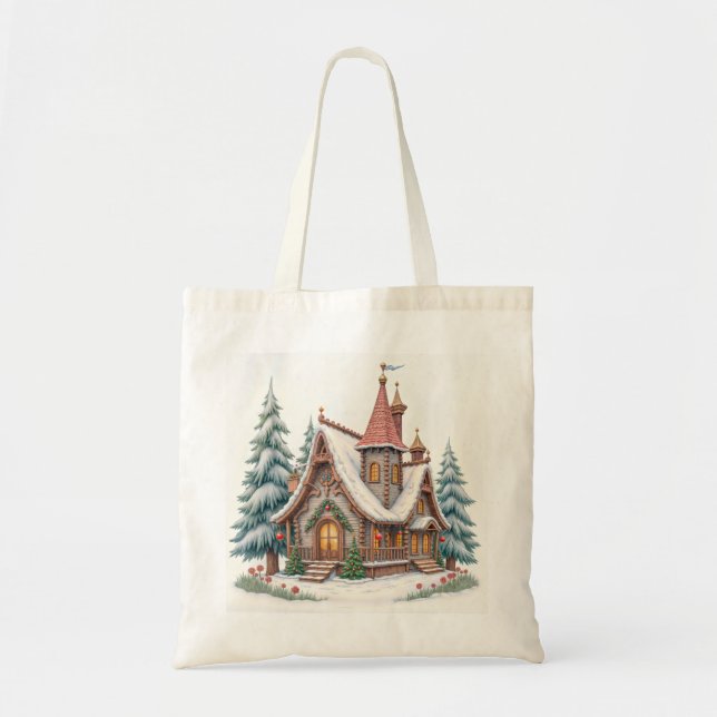 Tote Bag with Christmas design (Front)