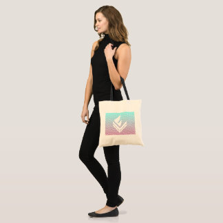 Tote Bag with Gradient Pattern