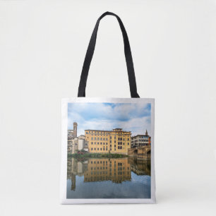 Tote Bag with Photos of the Arno River in Florence