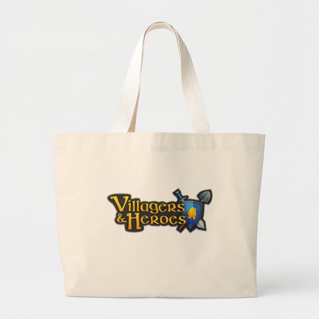 Tote Bag with Villagers & Heroes logo (Front)