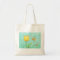 Tote Bag Yellow Tulip and Butterfly