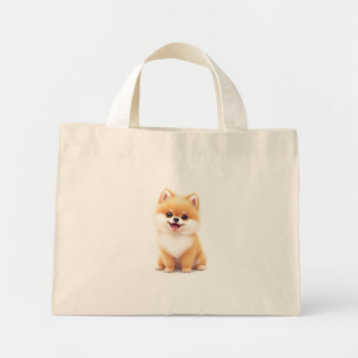 Tote Bags (adorable Pomeranian puppy)