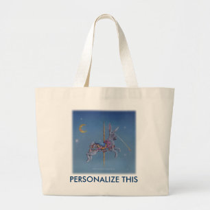 Tote Bags - Carousel Rabbit