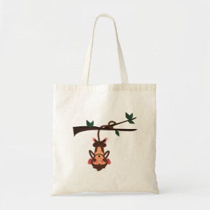 Tote Bags With Monkey Pattern Hanging Tree