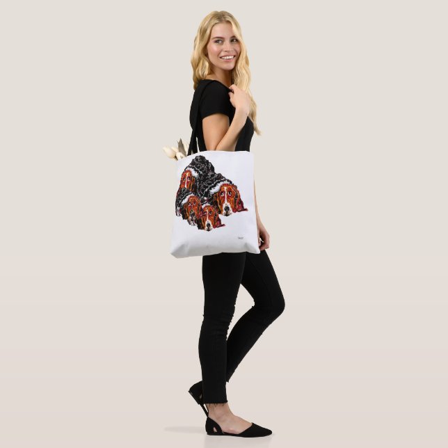 Tote : Basset Hound Bag (On Model)