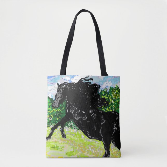 Tote : BLACK STALLION Bag (Front)
