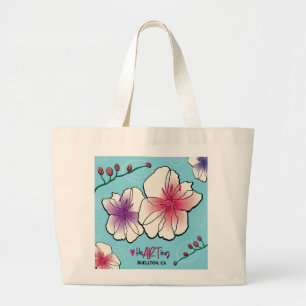 Tote - Flowers and Vines - Buellton.Art