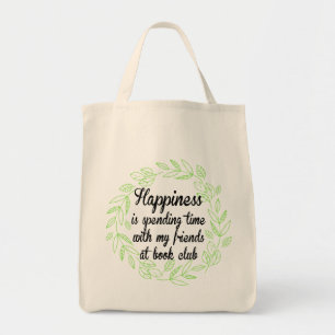 Tote For Book Club Group Happiness Friends Bag