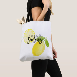 Tote Give me all the lemons