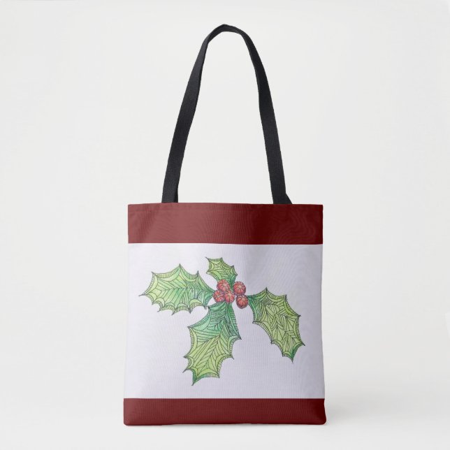 Tote - Holly Jolly Bag (Front)
