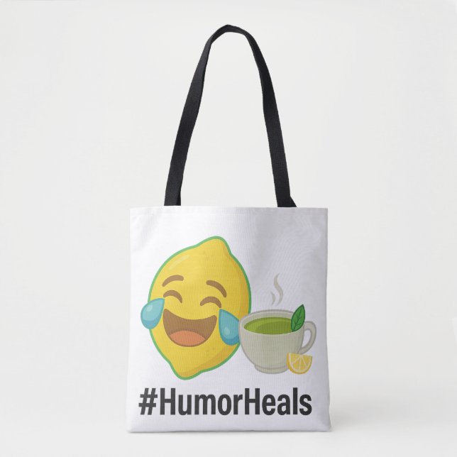 Tote Humour Heals LemonHead Bag (Front)
