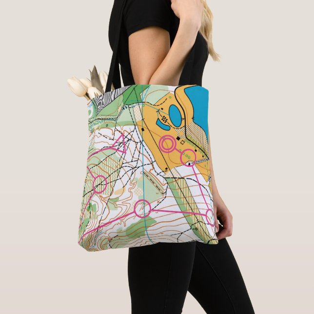 Tote - Orienteering map Bag (Close Up)