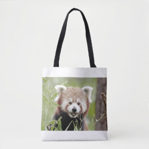 Tote. Photo red panda. Tote Bag