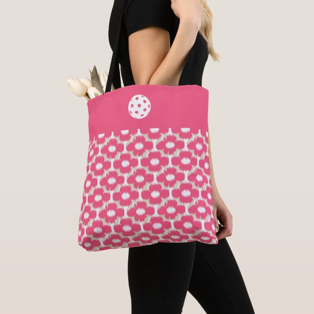 Tote Pink Ikat 2 Bag (Close Up)