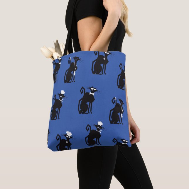 Tote, Professional Cat Tote Bag (Close Up)