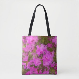 Tote - Purple Watercolor Rhododendrons Bag