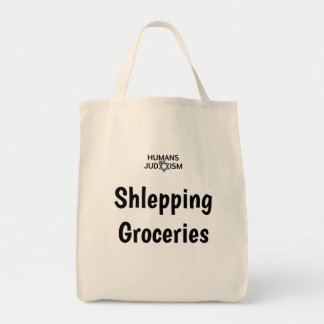 Tote: Shlepping Groceries by Humans of Judaism Tote Bag