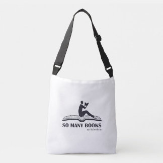 Tote - So many books so little time - male reading