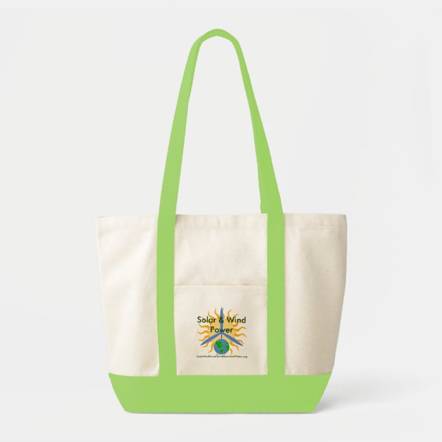 Tote: Solar & Wind Power Tote Bag (Front)