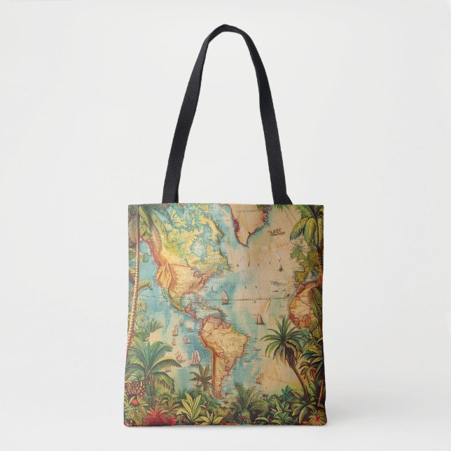 Tote-vintage atlas collection Tote bag (Front)
