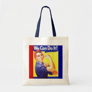 Tote "We Can Do It!" Slogan Rosie the Riveter Bag