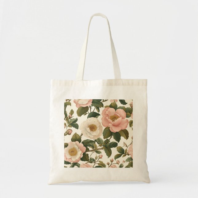 Tote with 19th-century botanical illustration 1 (Front)